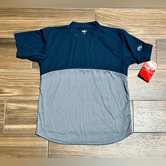 Rawlings Other - Rawlings Kids' Navy and Gray‎ Jersey